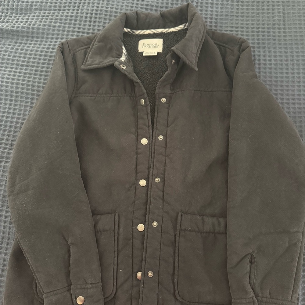 Boston Traders Men's Black Shirt Jacket